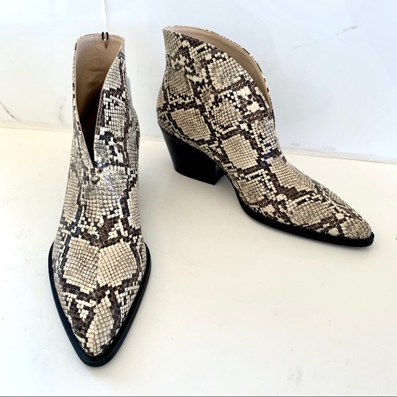 NWT ZARA Animal Print Cowboy Heeled Ankle Boots 8 - Picture 11 of 12